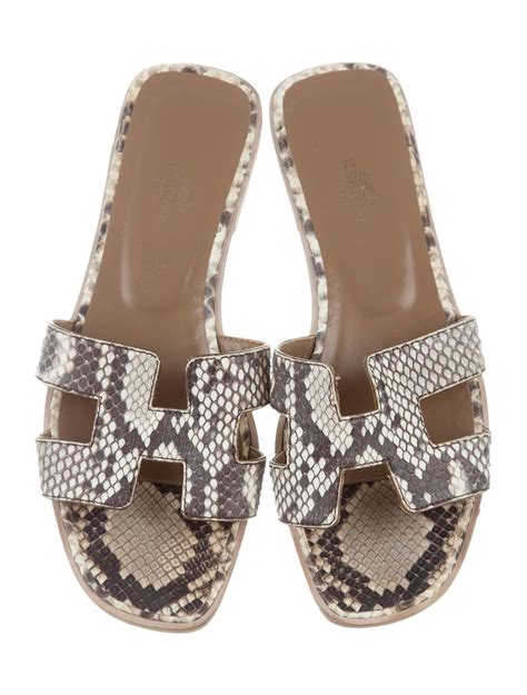 hermes sandalen dames prijs|hermes snakeskin sandals.